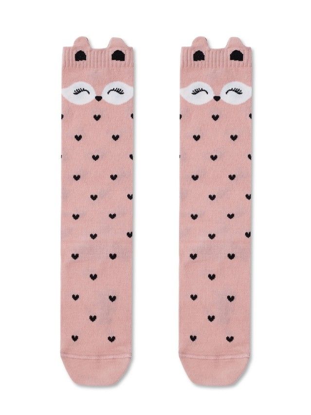 Children's knee high socks CONTE-KIDS TIP-TOP, s.30-32, 054 ash pink - 2