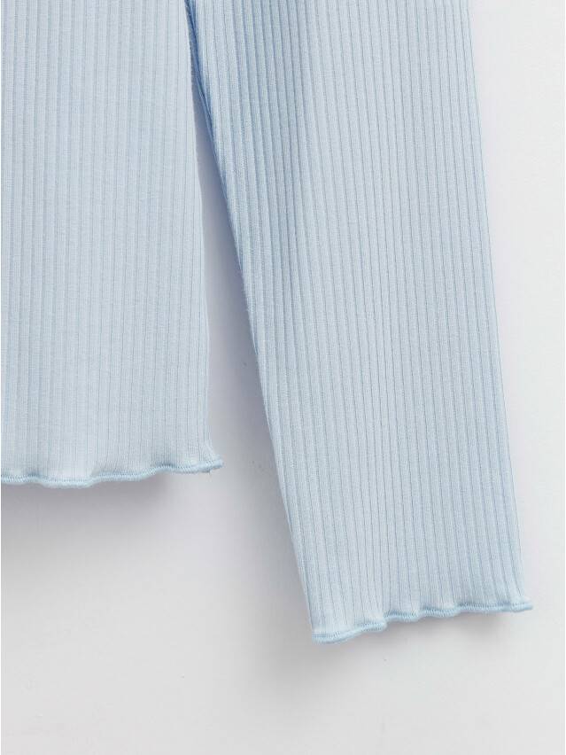 Women's polo neck shirt CONTE ELEGANT LD 1164, s.170-100, light blue - 3