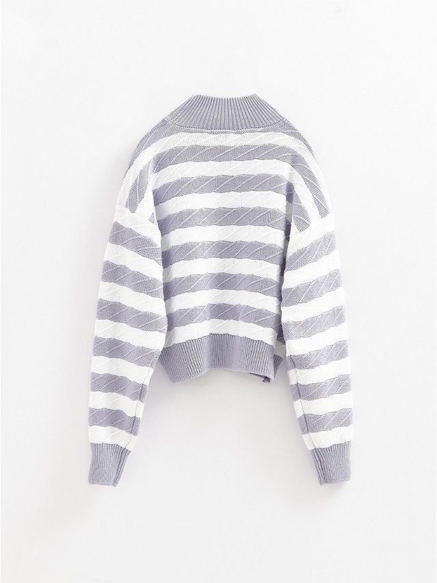 Women's pullover CONTE ELEGANT LDK2399, s.170-84, gray-white - 6
