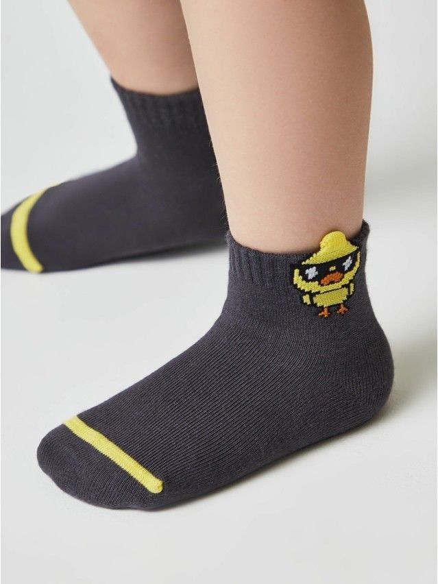 Children's socks CONTE-KIDS TIP-TOP, s.12, 967 dark grey - 1