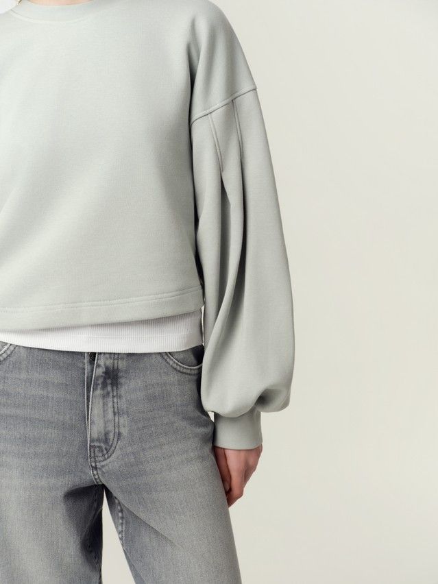 Women's polo neck shirt CONTE LD 3373, s.170-88, sea salt - 3