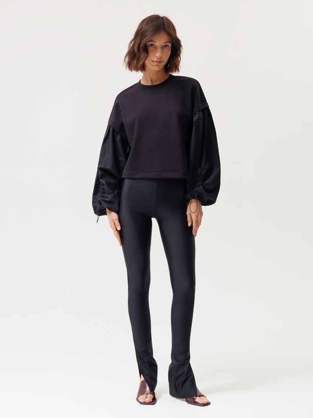 Women's leggings CONTE LLG 3589, s.164-102, black - 1
