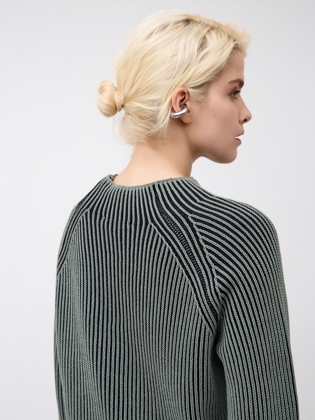 Women's pullover CONTE ELEGANT LDK24121, s.170-84, khaki-black - 3
