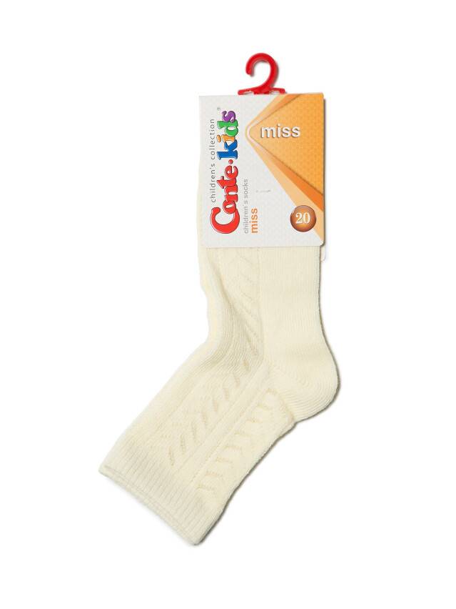 Children's socks CONTE-KIDS MISS, s.30-32, 114 cream - 2