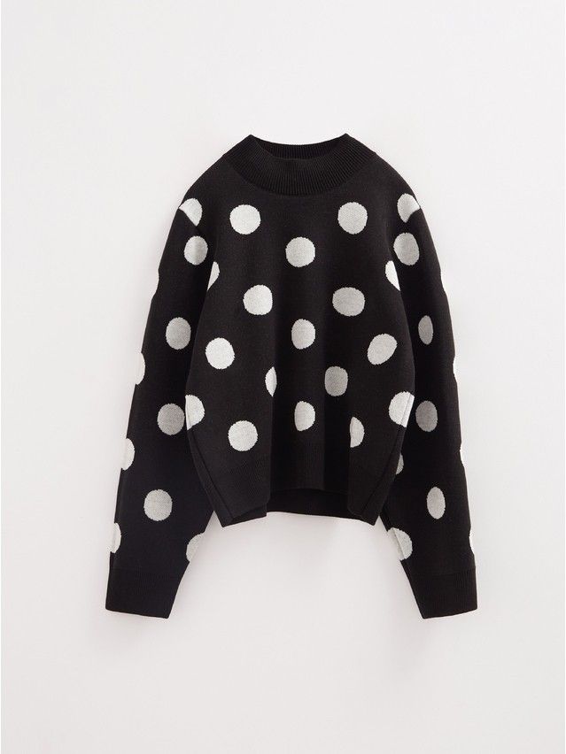 Women's pullover CONTE ELEGANT LDK23102, s.170-84, black-white - 9
