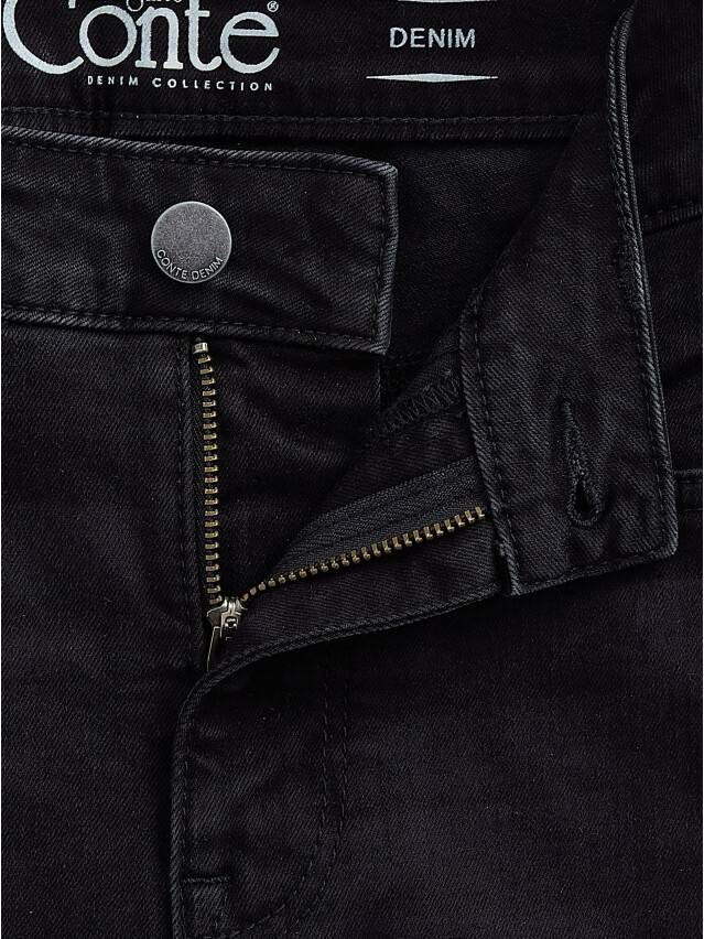 Denim trousers CONTE ELEGANT CON-391, s.170-102, washed black - 5
