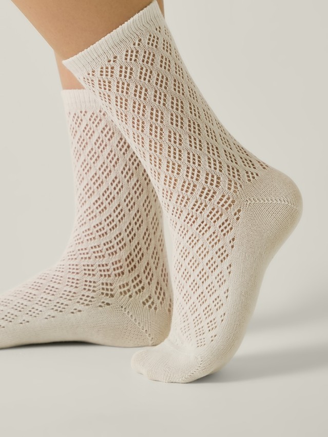 Women's socks CONTE ELEGANT CLASSIC, s.23-25, 787 milky - 2
