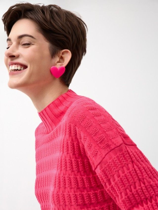 Women's pullover CONTE ELEGANT LDK24105, s.170-84, thrift pink - 6