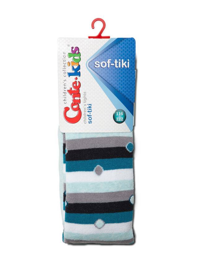 Children's tights CONTE-KIDS SOF-TIKI, s.116-122 (18),397 pale turquoise - 2