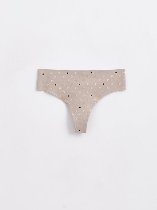 Women's panties CONTE ELEGANT INVISIBLE LBR 975, s.90, cappuccino-white - 1