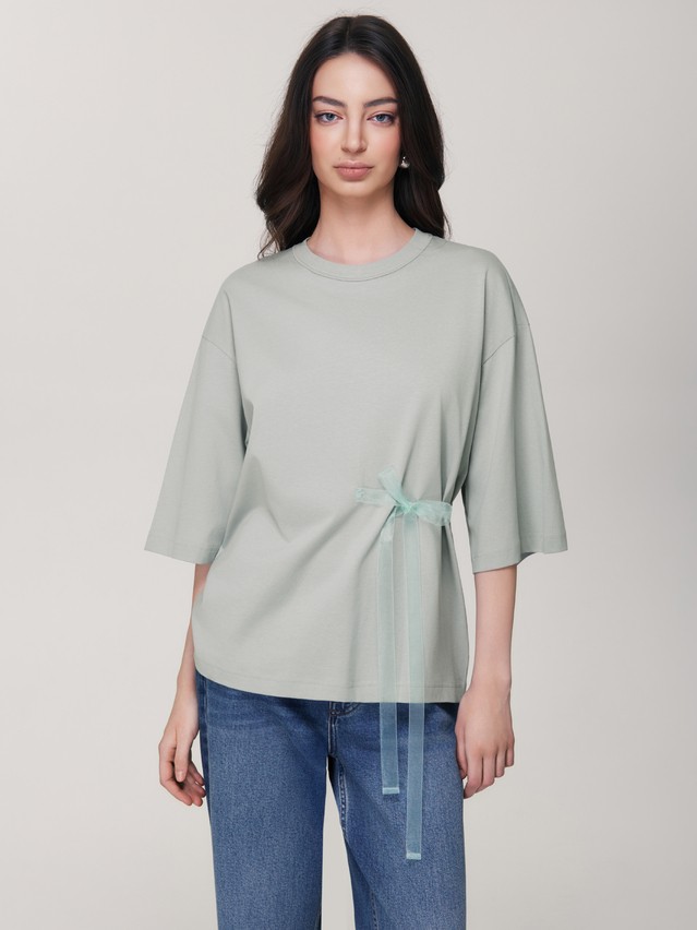 Women's polo neck shirt CONTE LD 3444, s.170-84, green - 5