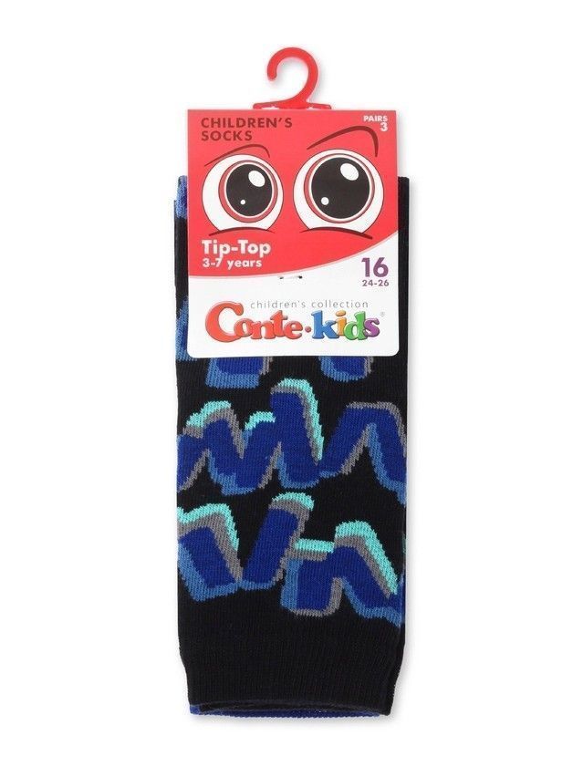 Children's socks CONTE-KIDS TIP-TOP (3 pairs),s.24-26, 738 assorted - 5