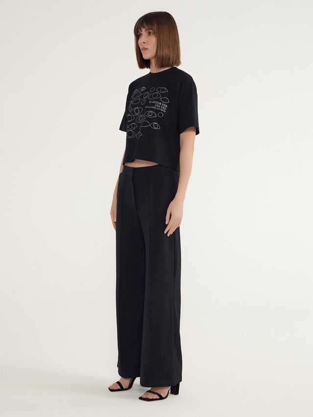 Women's polo neck shirt CONTE ELEGANT LD 3032, s.170-92, black-eyes - 5
