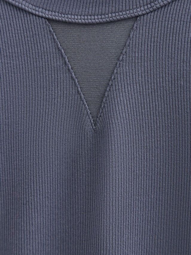 Women's polo neck shirt CONTE ELEGANT LD 3061, s.170-84, graphite - 2