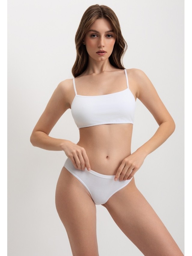 Women's panties CONTE ELEGANT COMFORT COTTON LB 5571, s.106, white - 2