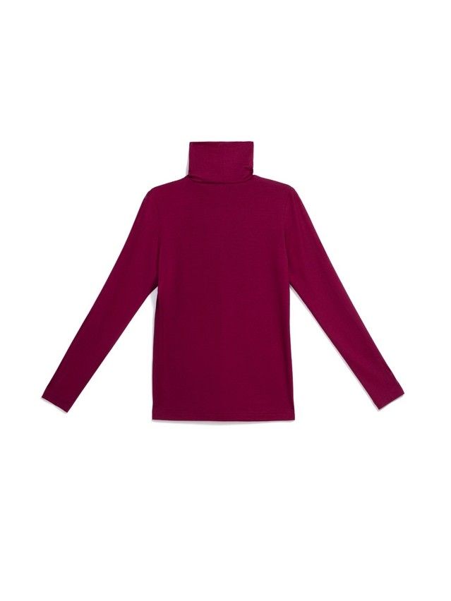 Women's polo neck shirt CONTE ELEGANT LD 821, s.170-100, bordo - 4