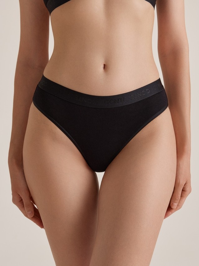 Women's panties CONTE ELEGANT ACTIVE SHAPE LB 3187, s.90, black - 1