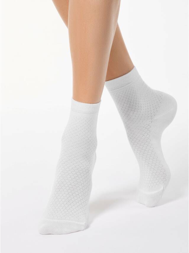 Women's socks CONTE ELEGANT CLASSIC, s.23, 061 white - 1
