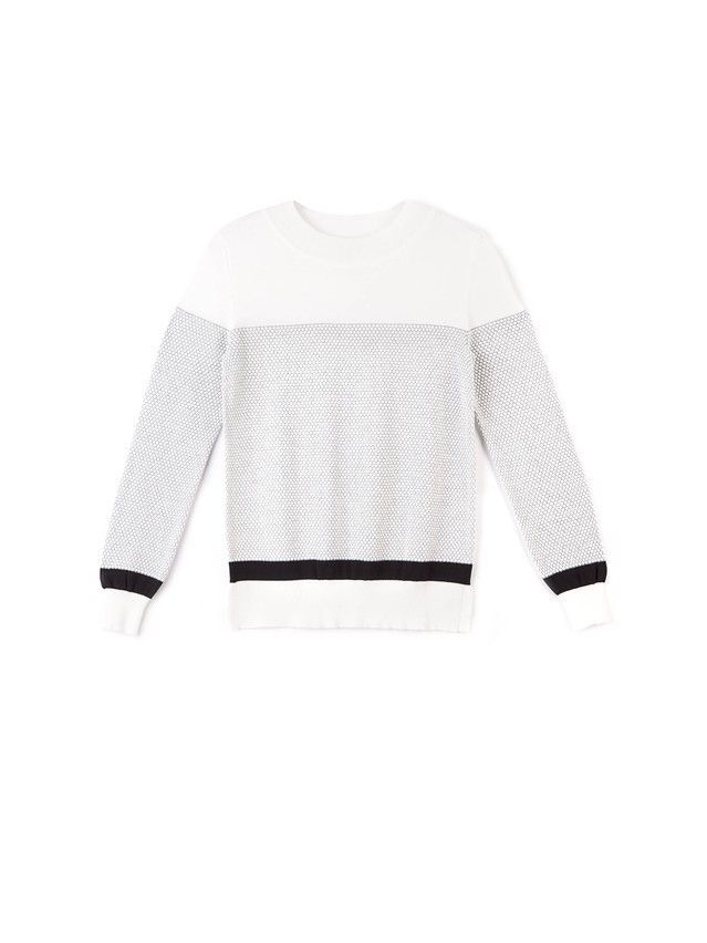 Women's polo neck shirt CONTE ELEGANT LDK035, s.158,164-84, white - 5