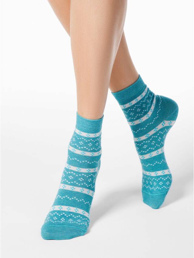Women's socks CONTE ELEGANT CLASSIC, s.23, 062 turquoise - 1