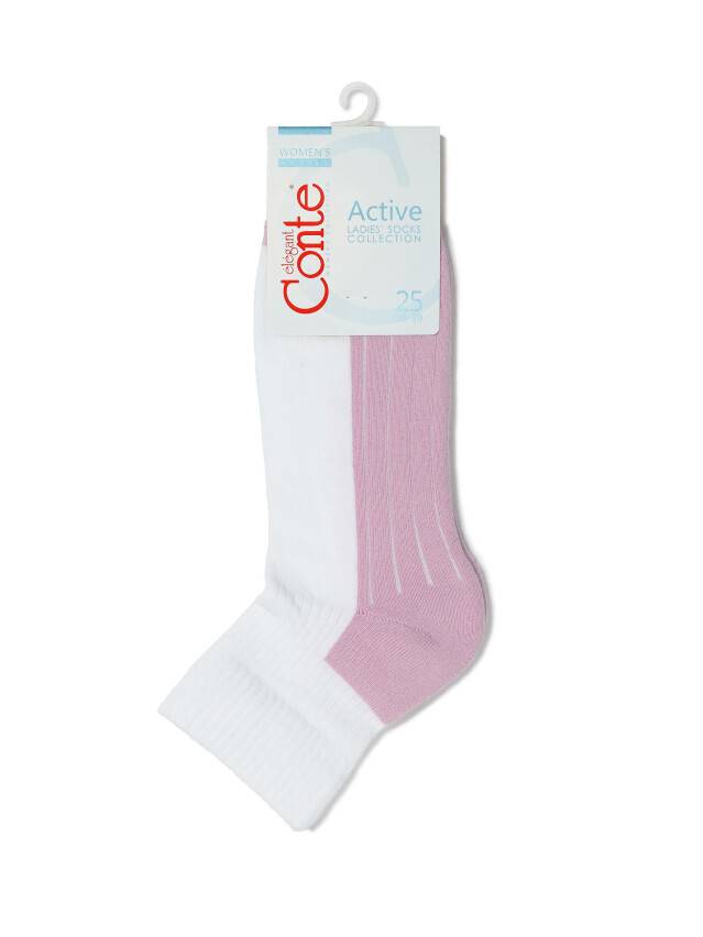 Women's socks CONTE ELEGANT ACTIVE, s.23, 026 white-lilac - 3
