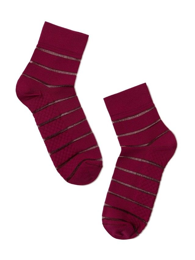 Women's socks CONTE ELEGANT FANTASY 16С-85СП, s.23-25, bordo - 2