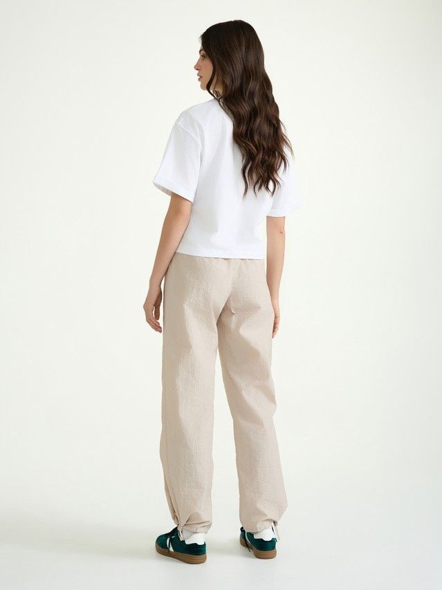 Women's polo neck shirt CONTE ELEGANT LD 3039, s.170-100, white-ranunculus - 4