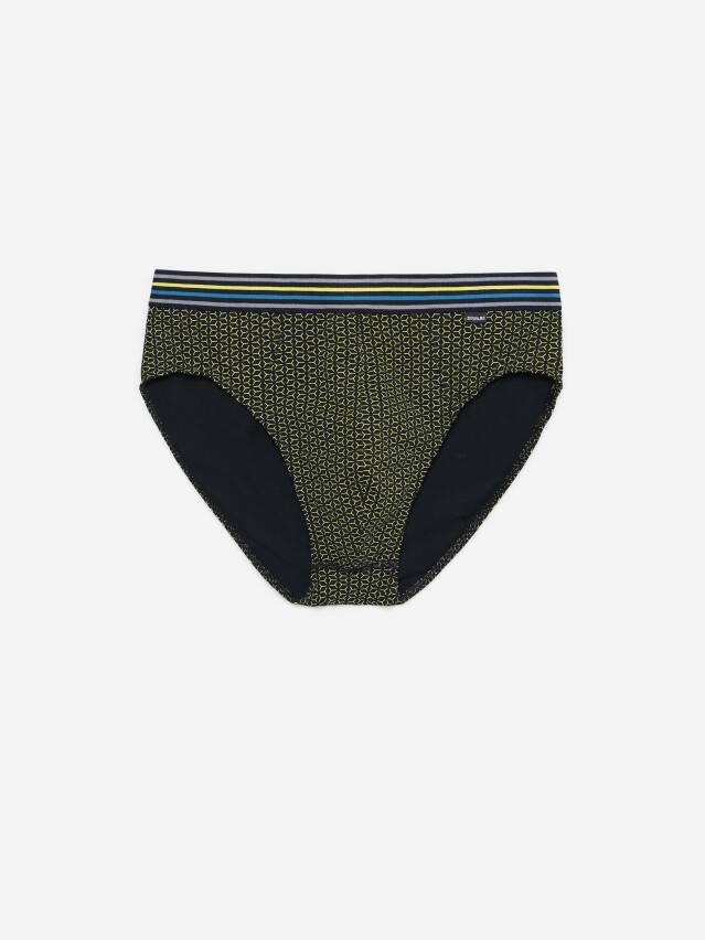 Men's underpants DIWARI SHAPE MSL 869, s.78,82, navy-yellow - 1