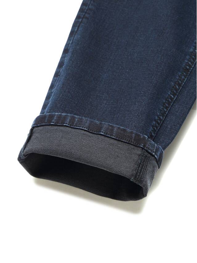 Denim trousers CONTE ELEGANT CON-156, s.170-102, blue-black - 8