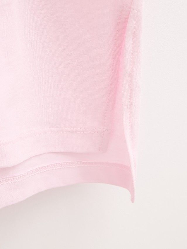 Women's polo neck shirt CONTE ELEGANT LD 3040, s.170-92, pink-girls - 3