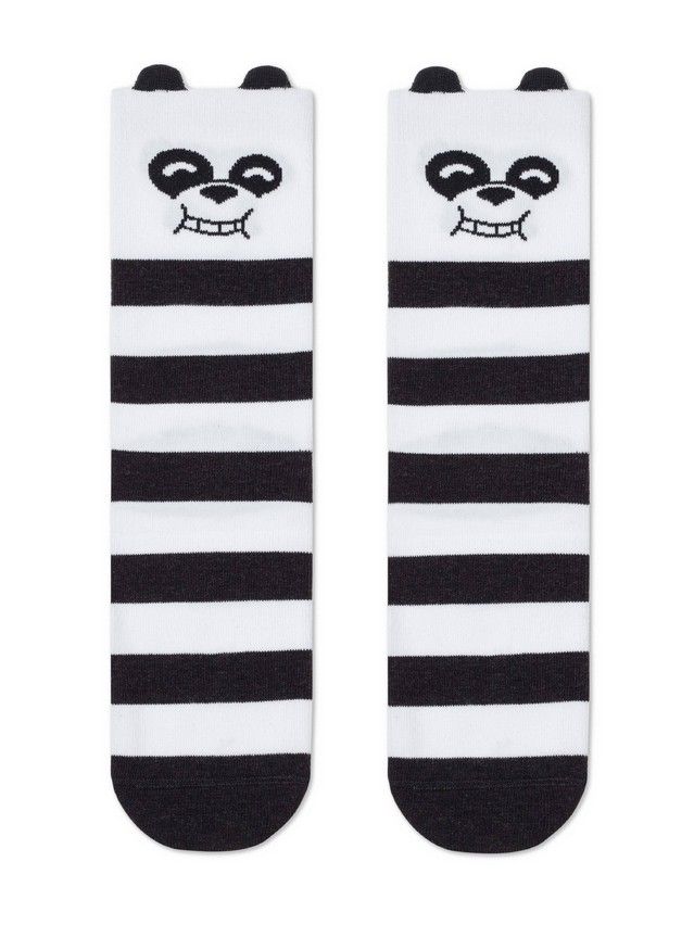 Men's socks DiWaRi FAMILY LOOK, s.27-29, 155 white-black - 1