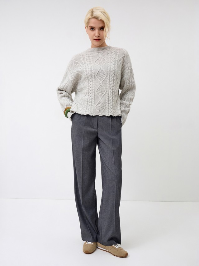 Women's pullover CONTE ELEGANT LDK24129, s.170-84, gray melange - 1