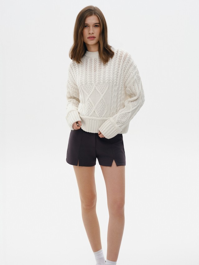 Women's pullover CONTE ELEGANT LDK24140, s.170-84, ecru - 5