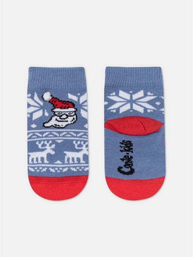 Children's socks CONTE-KIDS NEW YEAR, s.14-17, 948 light denim - 1