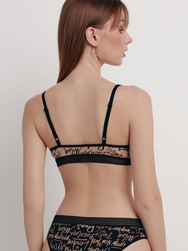 Women's bustier CONTE ELEGANT POETIC LBE 2055, s.170-84, coffee-black - 2