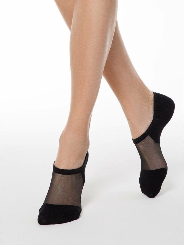 Women's socks CONTE ELEGANT ACTIVE (anklets),s.23, 000 black - 1