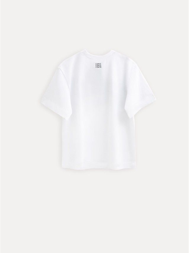 Women's polo neck shirt CONTE ELEGANT LD 3029, s.170-92, white-taksa - 6