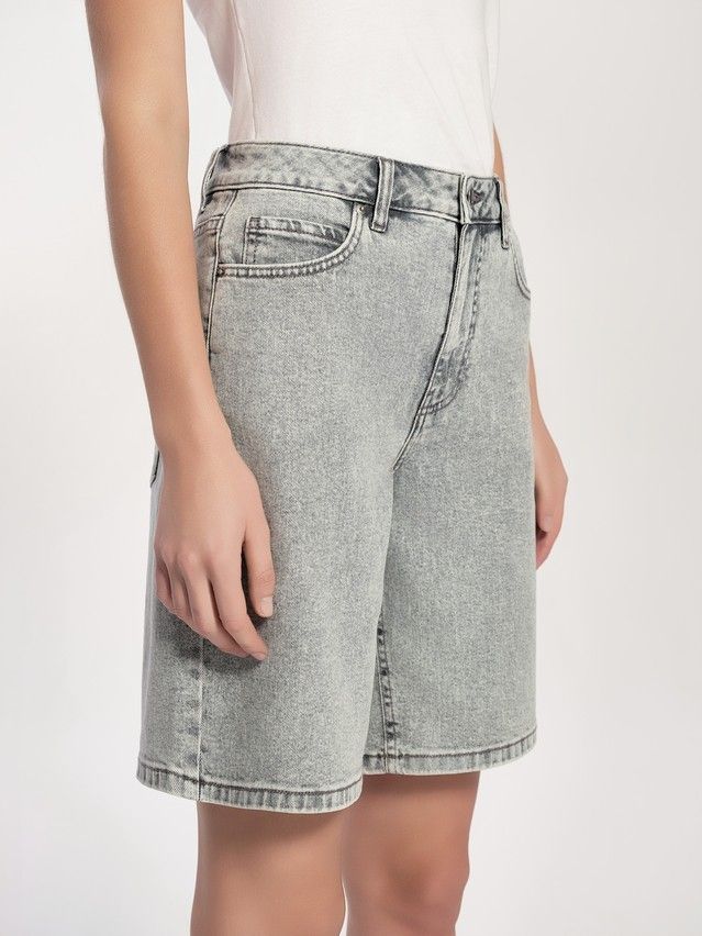 Denim shorts CONTE ELEGANT CON-775, s.170-90, grey - 5