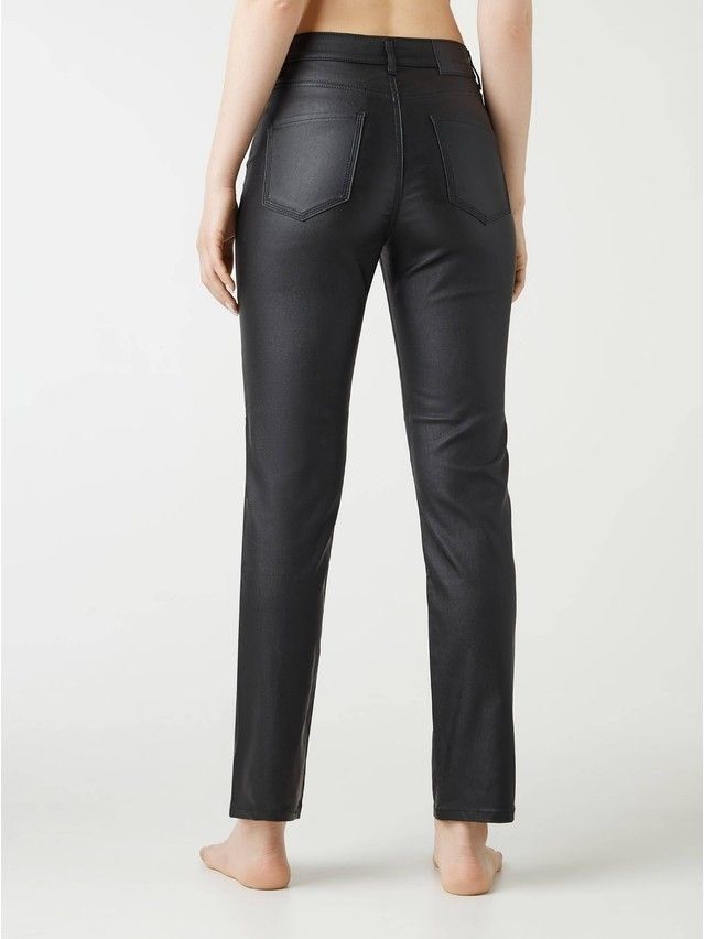 Denim trousers CONTE ELEGANT CON-384, s.170-102, black - 7