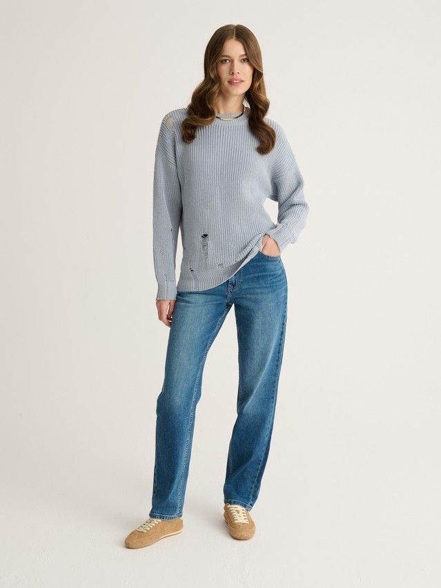 Women's pullover CONTE ELEGANT LDK2395, s.170-84-88, blue fog - 4