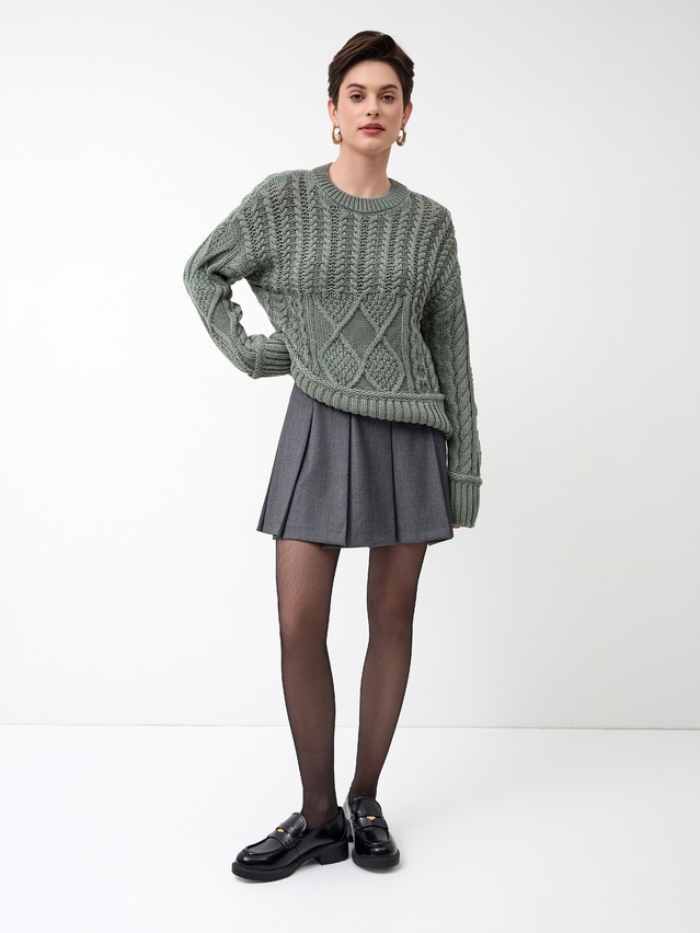 Women's skirt CONTE LU 3262, s.170-90, graphite - 5