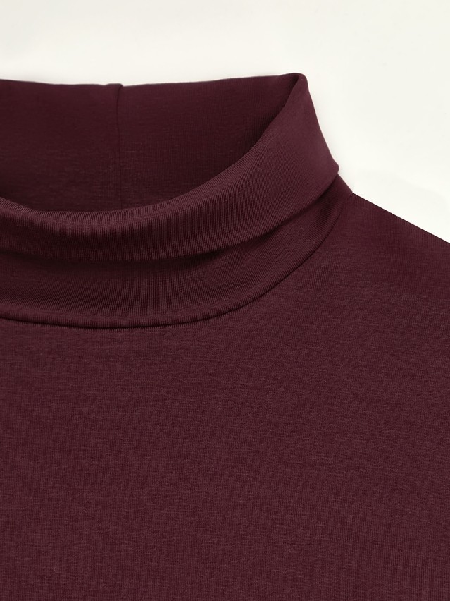 Men's polo neck shirt DIWARI BASIC MEN MD 4033, s.176,182-92, dark bordo - 5