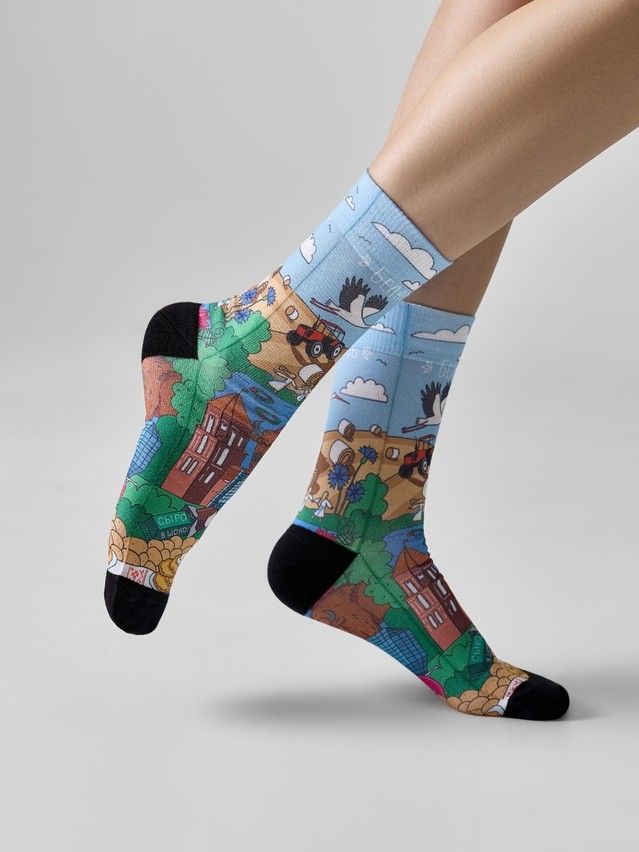Women's socks CONTE ELEGANT CLASSIC, s.23-25, 1204 multicolor - 4