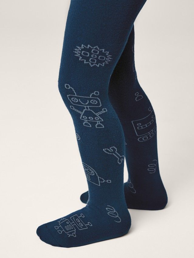 Children's tights CONTE-KIDS SOF-TIKI, s.104-110 (16),695 navy - 3