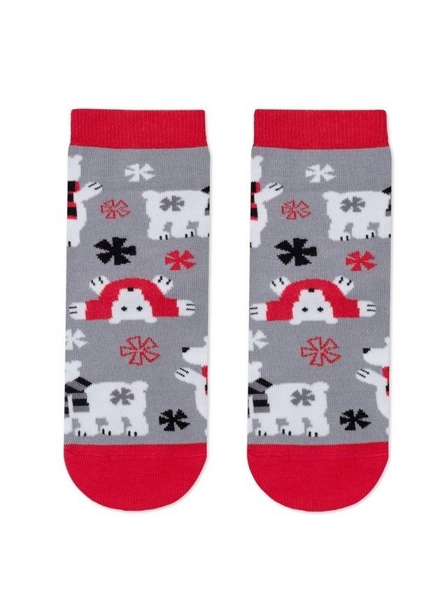 Children's socks CONTE-KIDS NEW YEAR, s.20-23, 647 grey - 2