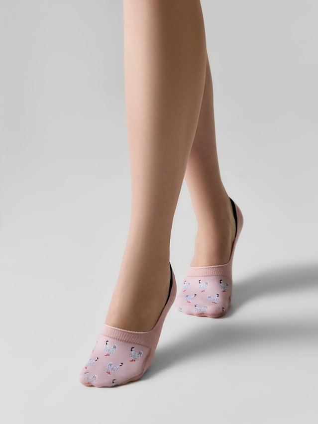 Women's footlets CONTE ELEGANT CLASSIC, s.23-25, 1161 ash pink - 3