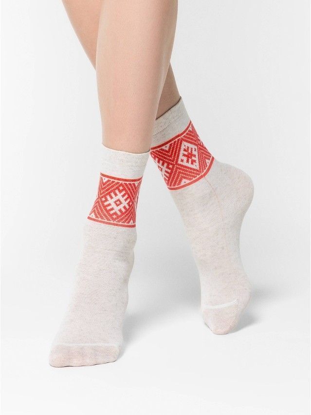Women's socks CONTE ELEGANT FANTASY, s.23-25, 274 beige - 1