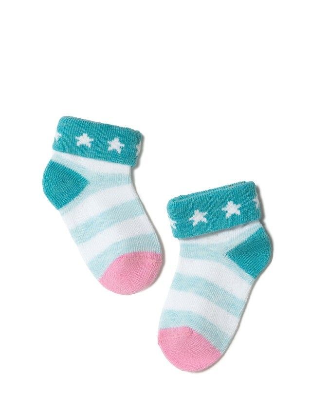 Children's socks CONTE-KIDS TIP-TOP, s.15-17, 391 turquoise - 2