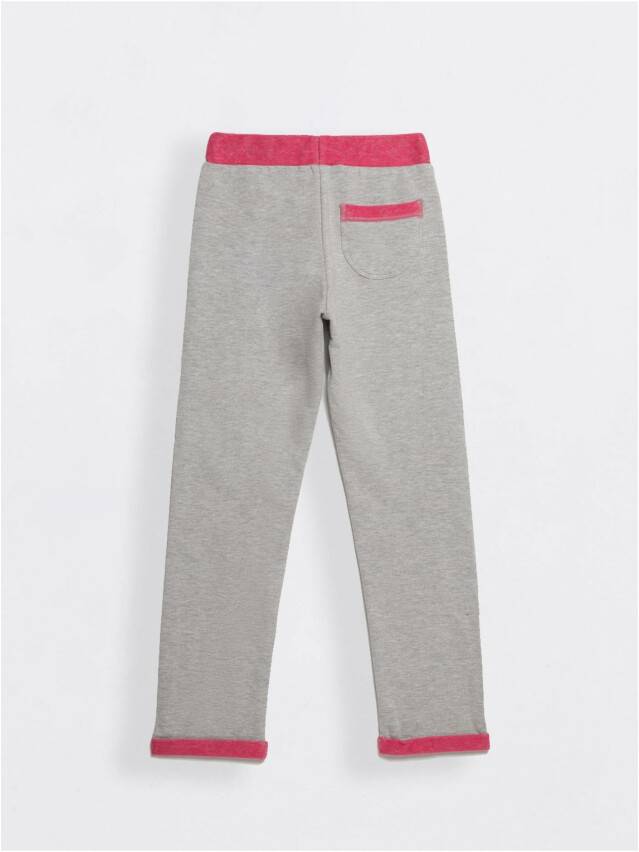 Trousers for girl CONTE ELEGANT JOGGY, s.110,116-56, grey-pink - 2