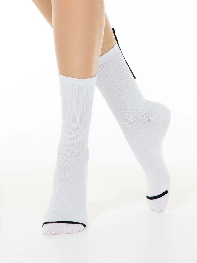 Women's socks CONTE ELEGANT FANTASY, s.23-25, 210 white - 3